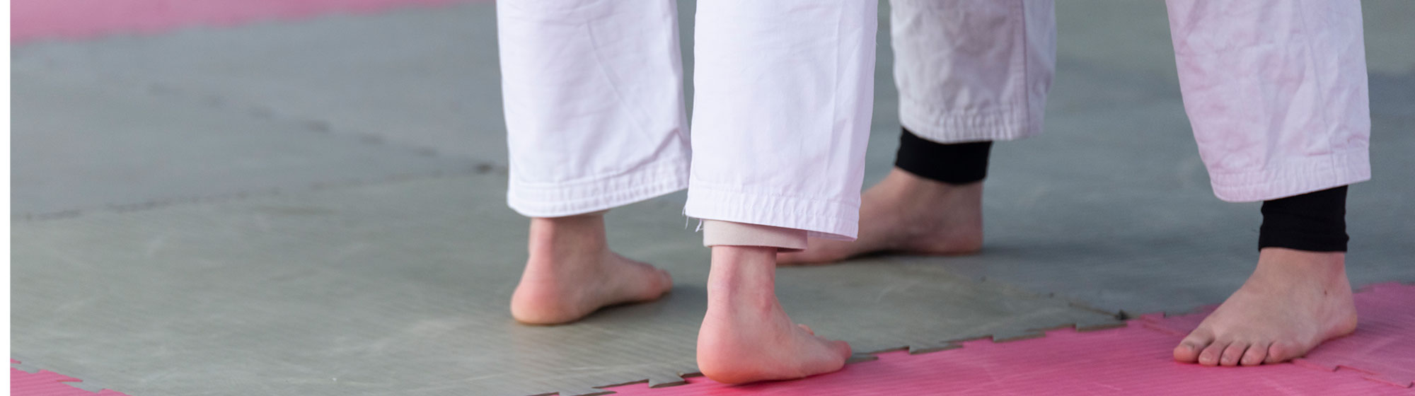 Personnes pratiquant le judo