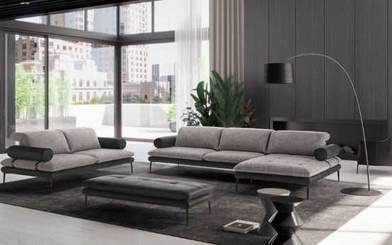 salon design gris