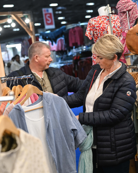 Visiteurs sur Foire de Paris 