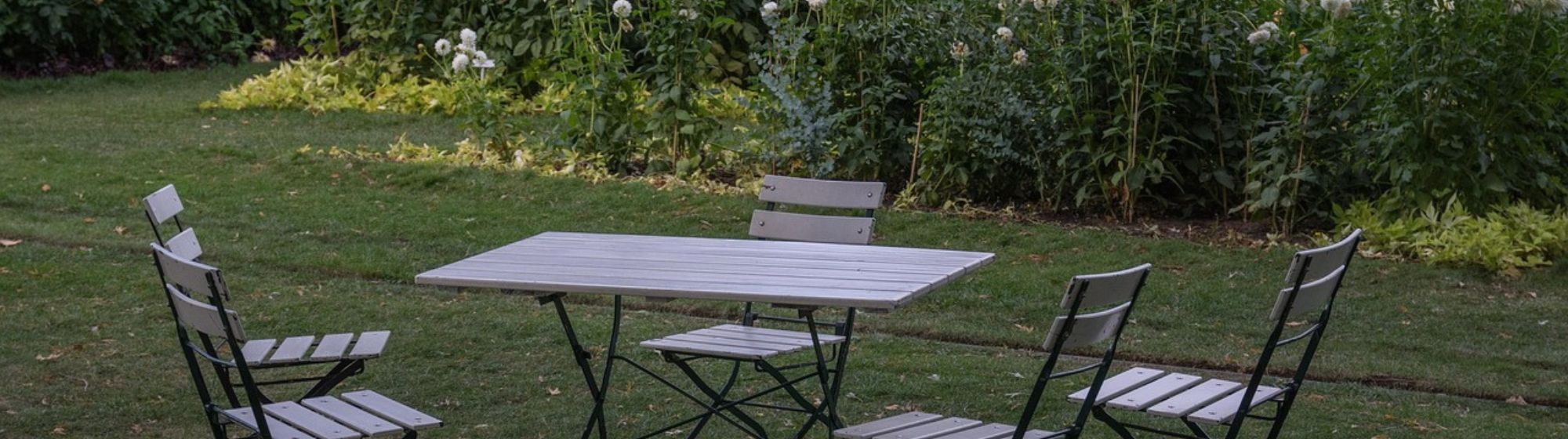 Idée de table de jardin