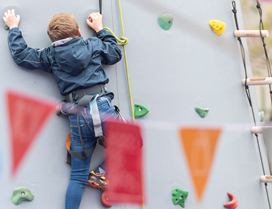 Initiation à l'escalade à la Foire de Paris