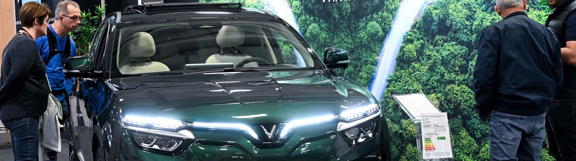 Voiture électrique sur Foire de Paris