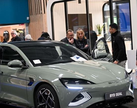 Véhicule électrique sur Foire de Paris