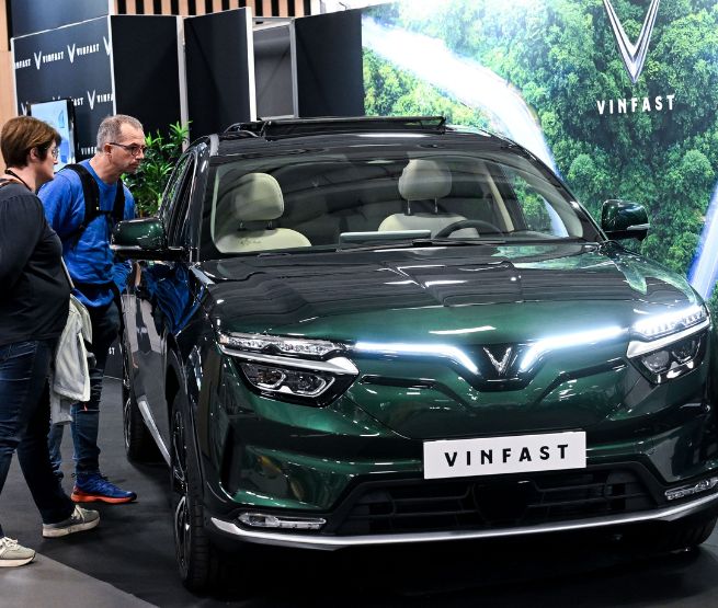 Voiture écologique sur Foire de Paris